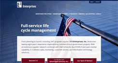 Desktop Screenshot of e-3enterprises.com